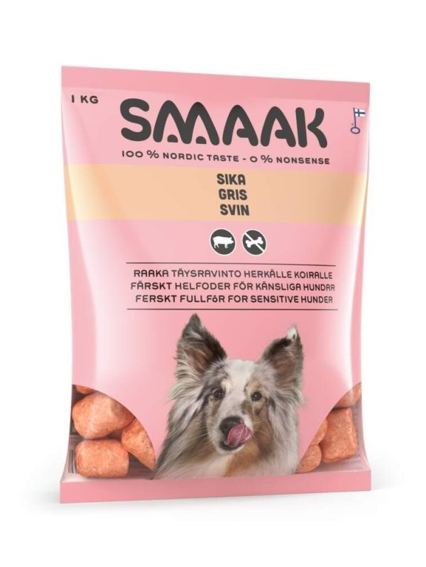 SMAAK Dog Raw Complete Adult Sensitive Gris 1 kg