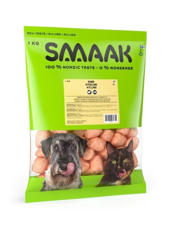 SMAAK Raw Complementary Benfri Kyckling 1 kg