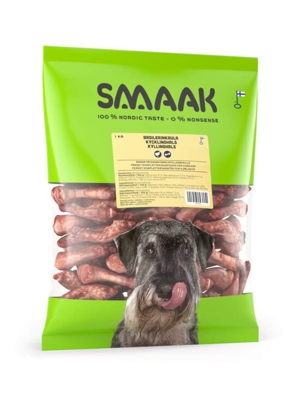 SMAAK Raw Kycklinghals 1 kg