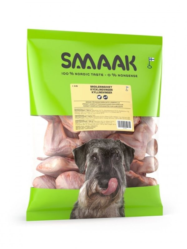 SMAAK Raw Kycklingvingar 1 kg