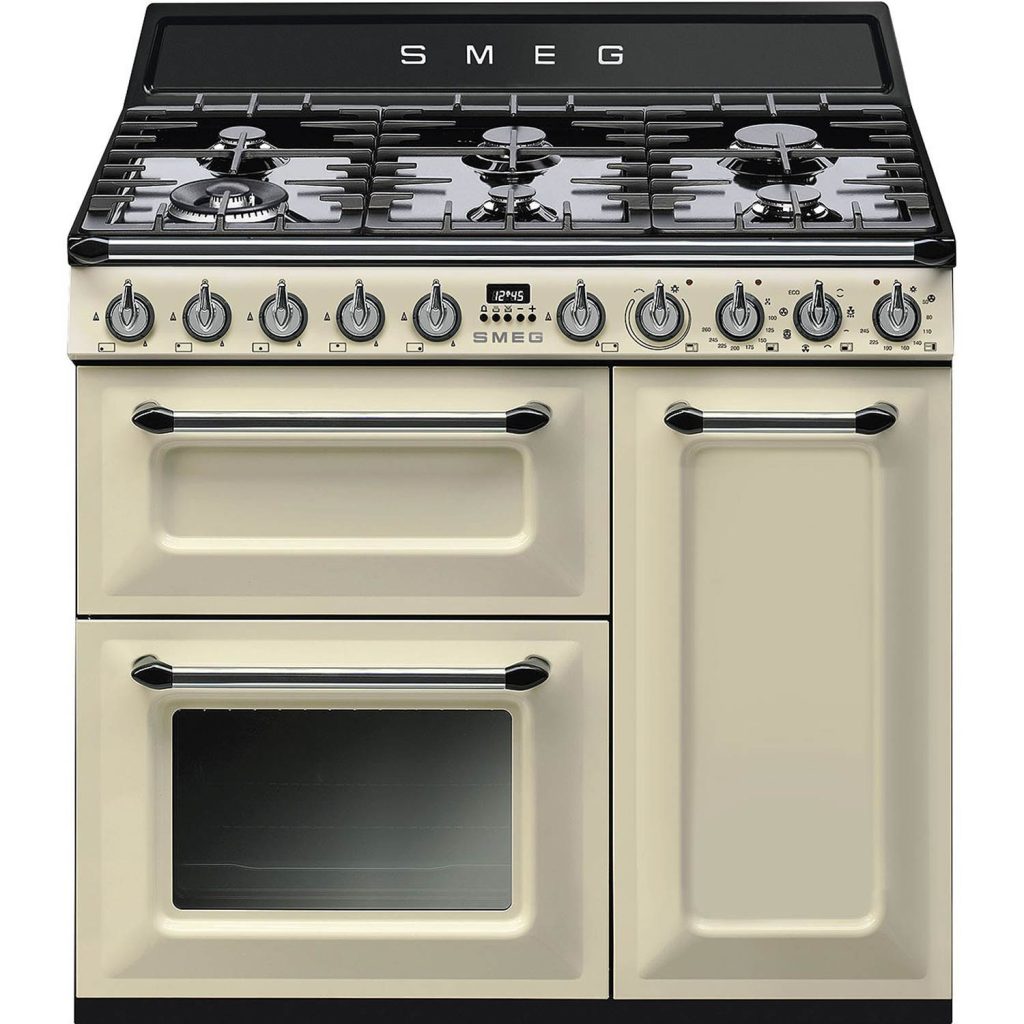 Smeg Victoria Gasspis 90cm TR93P (kräm)