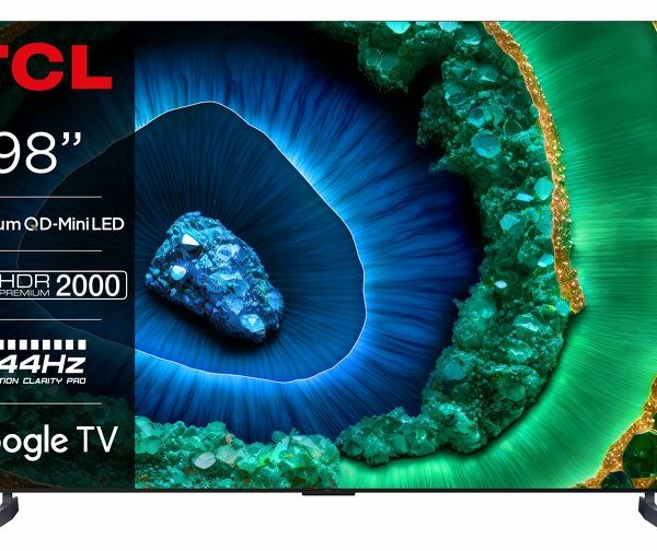 TCL 98" 98C955 / 4K / QD-Mini LED / 144 Hz / Smart Google TV, Motion Clarity Pro, Onkyo 2.2.2-ljud