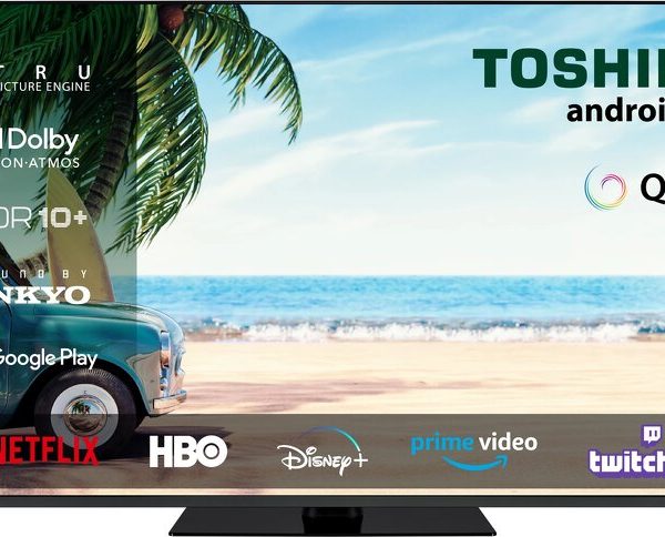 Toshiba 43" 43QA7D63DG / 4K Ultra HD / QLED / Android TV / Chromecast