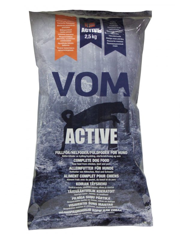 Vom og Hundemat Active Lax Köttbullar (2,5 kg)