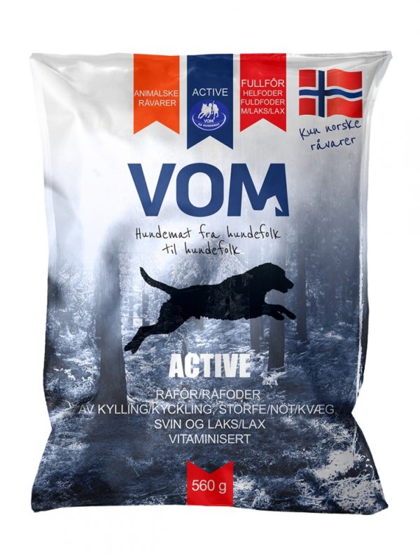 Vom og Hundemat Active Lax Köttbullar 560 g (560 g)