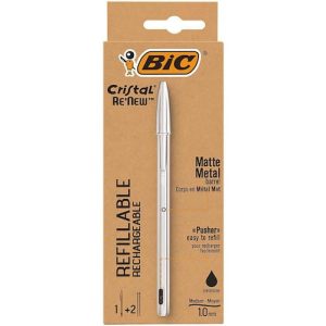 BIC® Kulpenna Cristal ReNew 1,0 svart