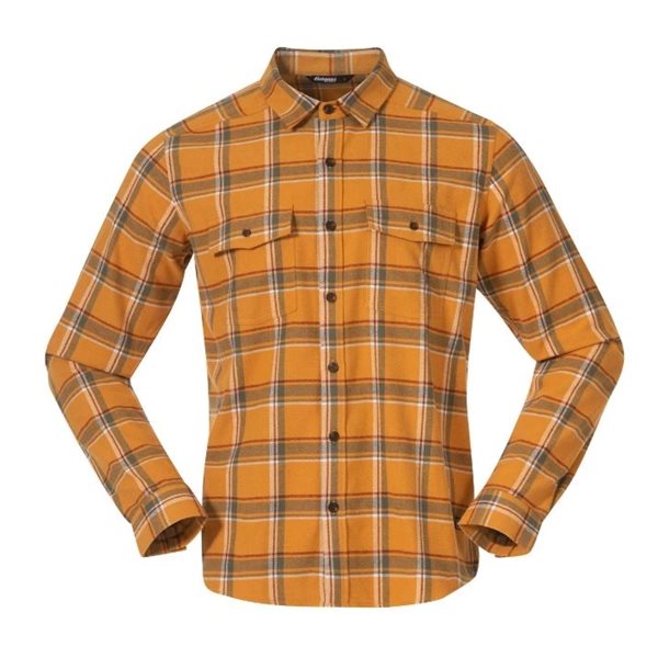 Bergans Tovdal Shirt Golden Field/Green Mud Check