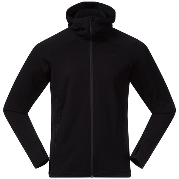 Bergans Ulstein Wool Hood Jacket Black