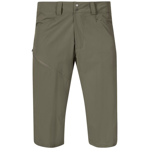 Bergans Vandre Light Softshell Long Shorts Men Green Mud