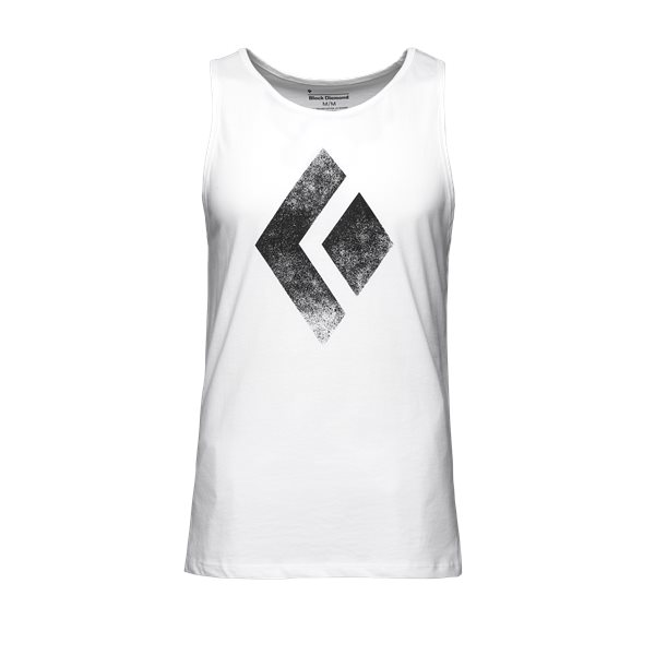 Black Diamond M Chalked Up Tank White