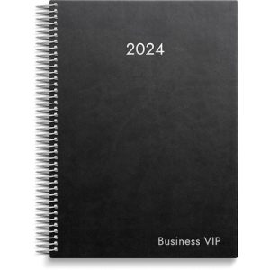 Burde Kalender Business VIP konstläder svart - 1053