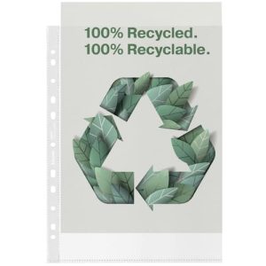 Esselte Plastficka recycled A4 präglad 0,10mm