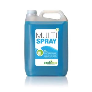 GREENSPEED Fönsterputs, Multispray, citrus, blå vätska, 5l dunk