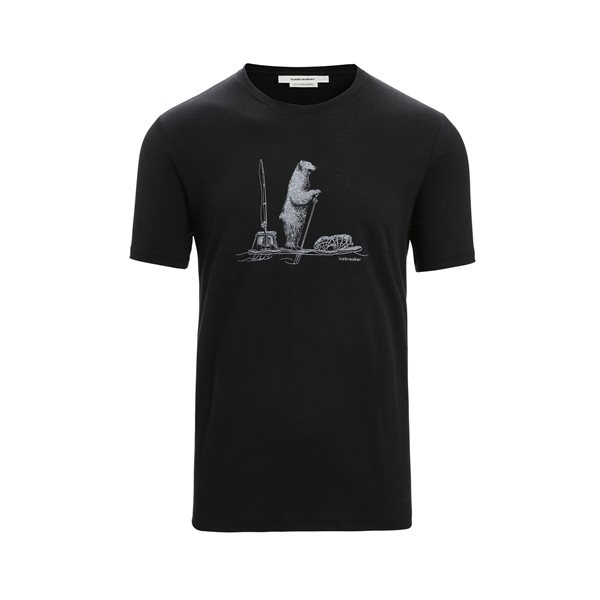 Icebreaker Men Tech Lite II SS Tee Polar Paddle Black