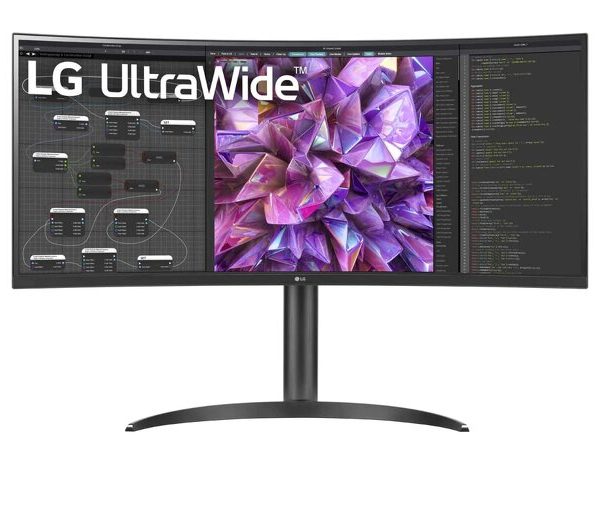 LG 34WQ75C Curved / 34" / IPS / 3440 x 1440 / 60 Hz / 5ms / 2xHDMI,DP,USB-C / VESA