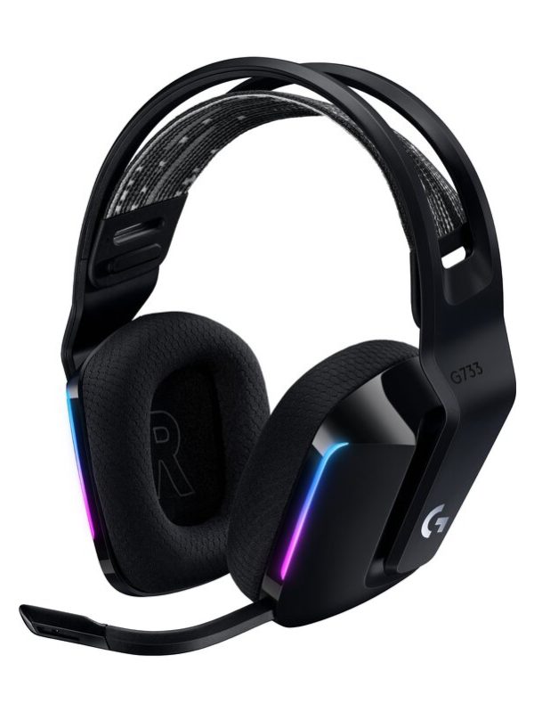 Logitech G733 Lightspeed Headset - Svart