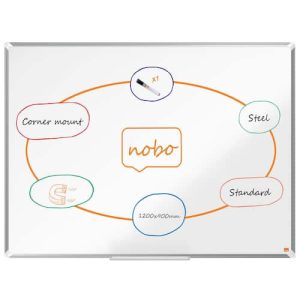 Nobo Whiteboardtavla premium stål 120x90 cm