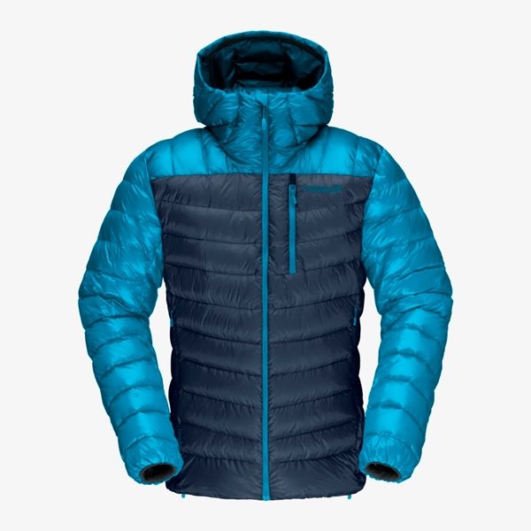 Norröna Lyngen Down850 Hood M's Hawaiian Surf/Indigo Night