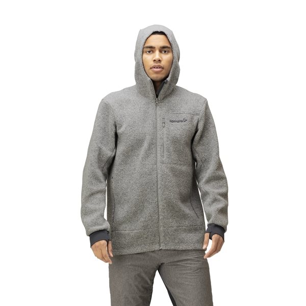 Norröna Norrøna Warmwool3 Hood M's Drizzle