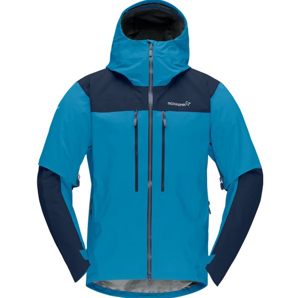 Norröna Trollveggen Gore-Tex Pro Light Jacket M's Hawaiian Surf/Indigo Night