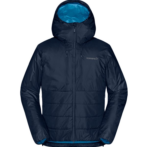 Norröna Trollveggen Primaloft100 Zip Hood M's Indigo Night