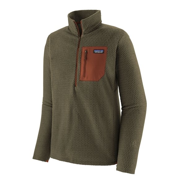 Patagonia M's R1 Air Zip Neck Basin Green