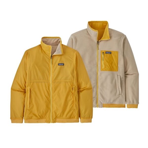 Patagonia M's Reversible Shelled Microdini Jkt Surfboard Yellow