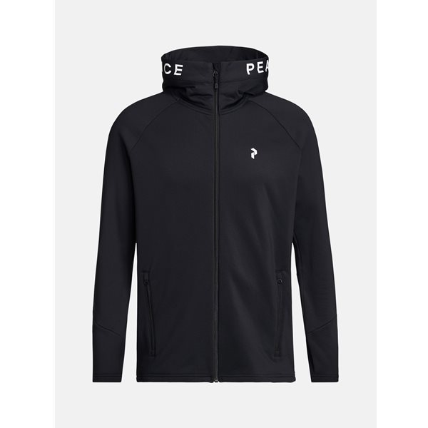 Peak Performance M Rider Mid Zip Hood Black