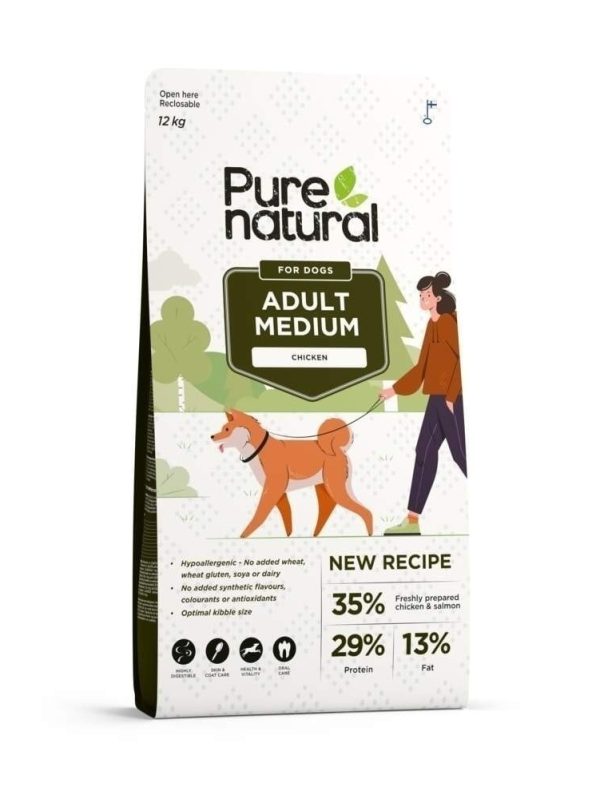 Purenatural Dog Adult Medium Chicken (12 kg)