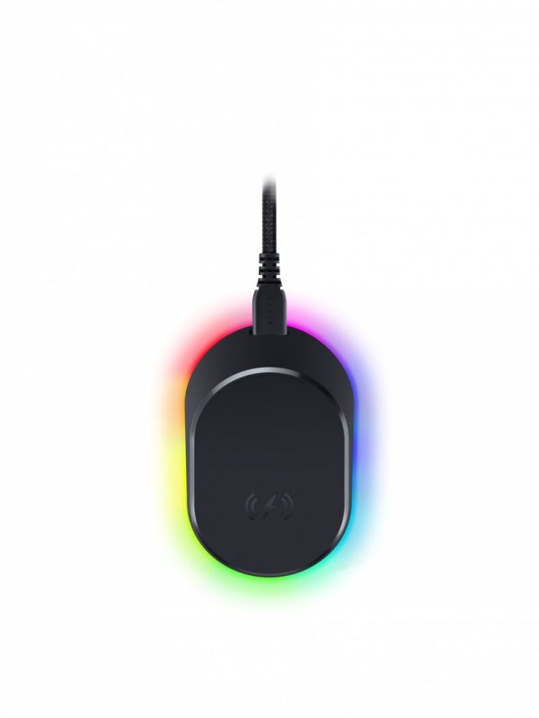 Razer Mouse Dock Pro + Razer Wireless Charging Puck Bundle