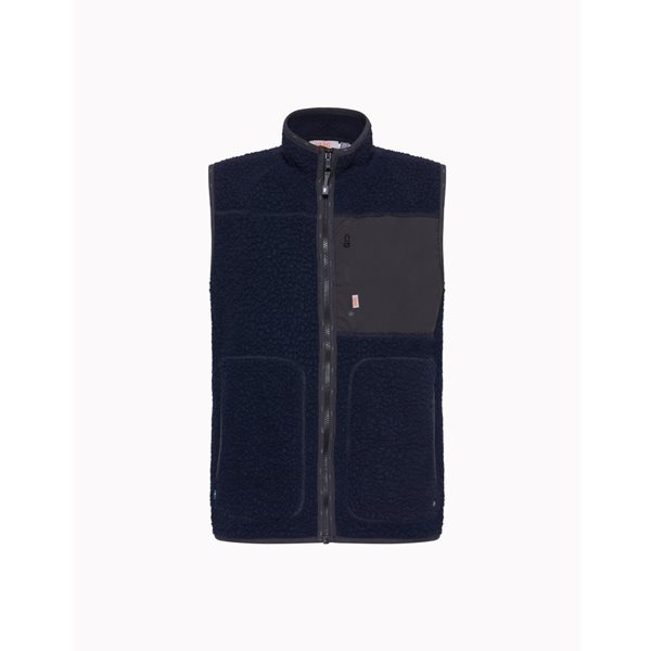 Varg M ön Wool Vest Navy Blue