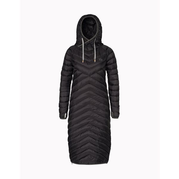 Varg U Sarek Long Down Hood Anorak Carbon Black