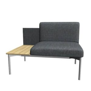 deNord Design Stol Sona 1,5-sits SO/151/N/4/P grå