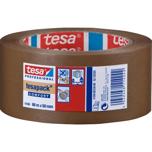 tesa® Packtejp 4100 PVC 50mmx66m Brun